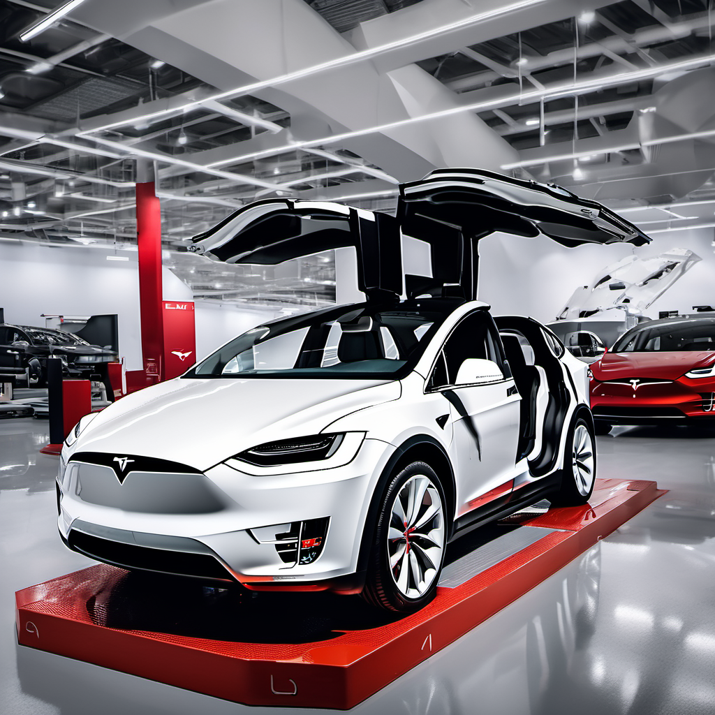 Tesla Model X Body Shop